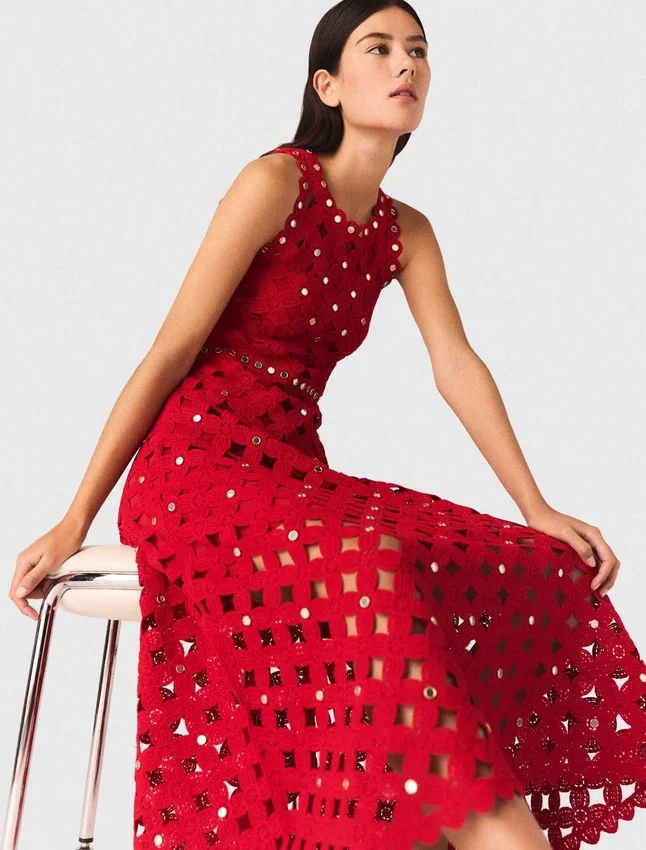 Mirrored crochet dress Mirrored crochet dress