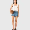 Mirrored crochet top