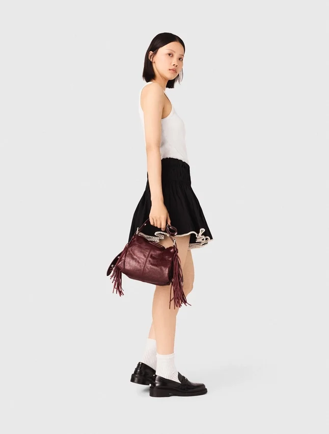 Miss M mini cracked leather bag Miss M mini cracked leather bag