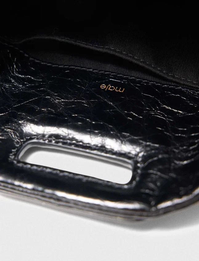 Miss M mini cracked leather bag Miss M mini cracked leather bag