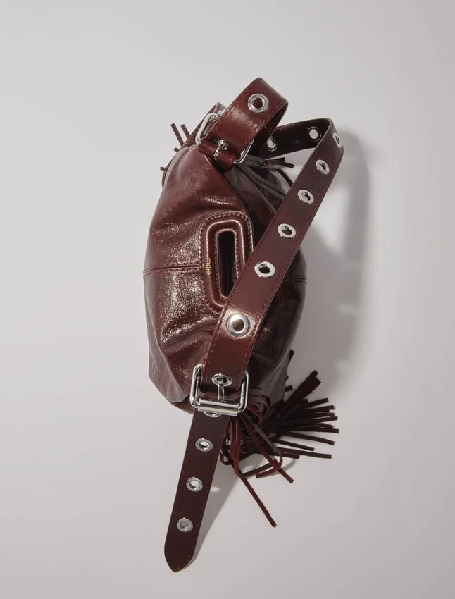 Miss M mini cracked leather bag Miss M mini cracked leather bag