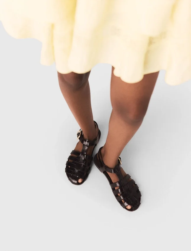 Multi-strap leather sandals Multi-strap leather sandals