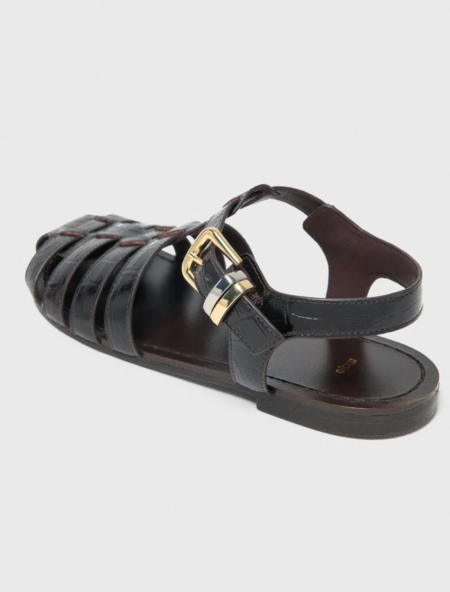 Multi-strap leather sandals Multi-strap leather sandals