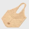 Natural raffia bag