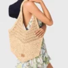 Natural raffia bag