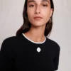 Open knit bodysuit