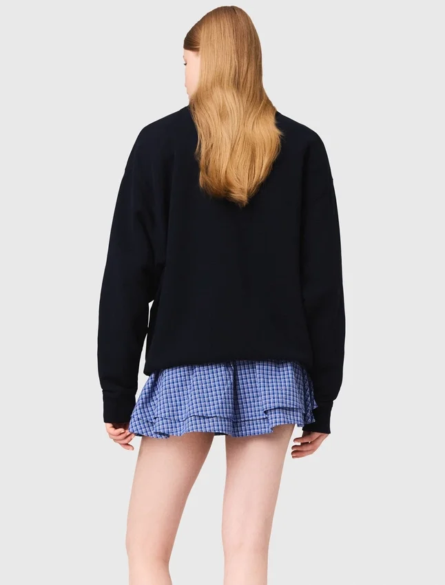 Paris embossed logo sweatshirt Paris embossed logo sweatshirt