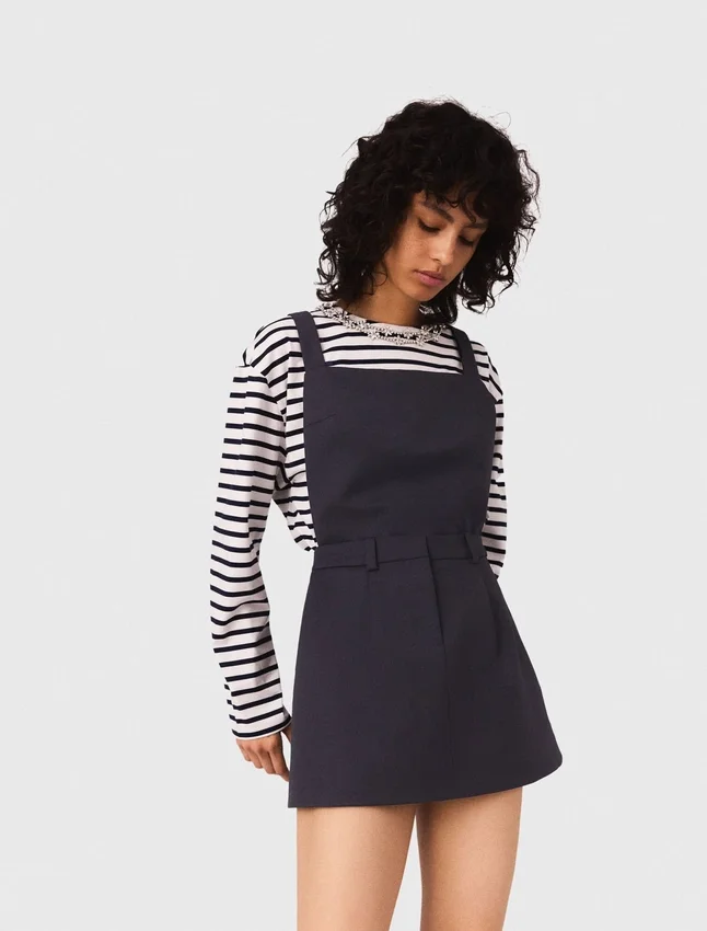 Pinafore strap dress Pinafore strap dress
