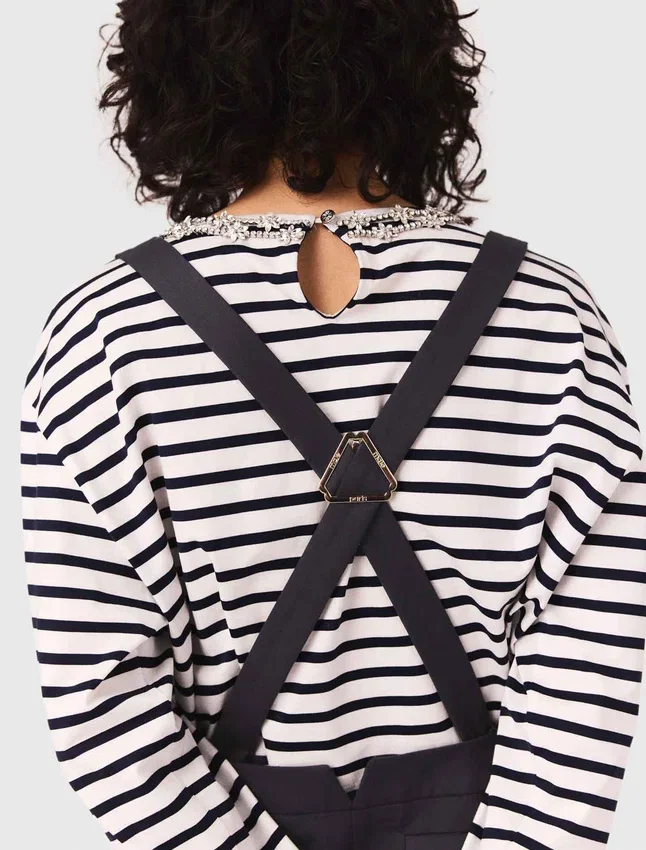 Pinafore strap dress Pinafore strap dress