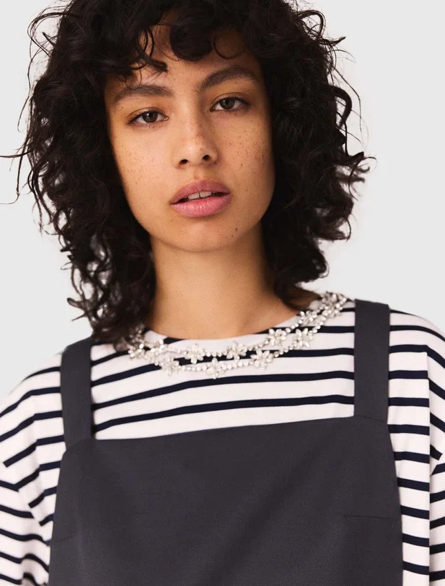 Pinafore strap dress Pinafore strap dress