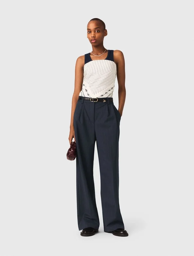 Pinstripe suit trousers Pinstripe suit trousers