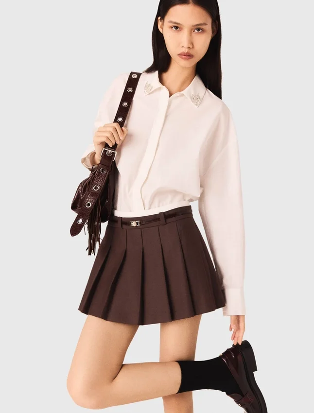 Pleated skort Pleated skort