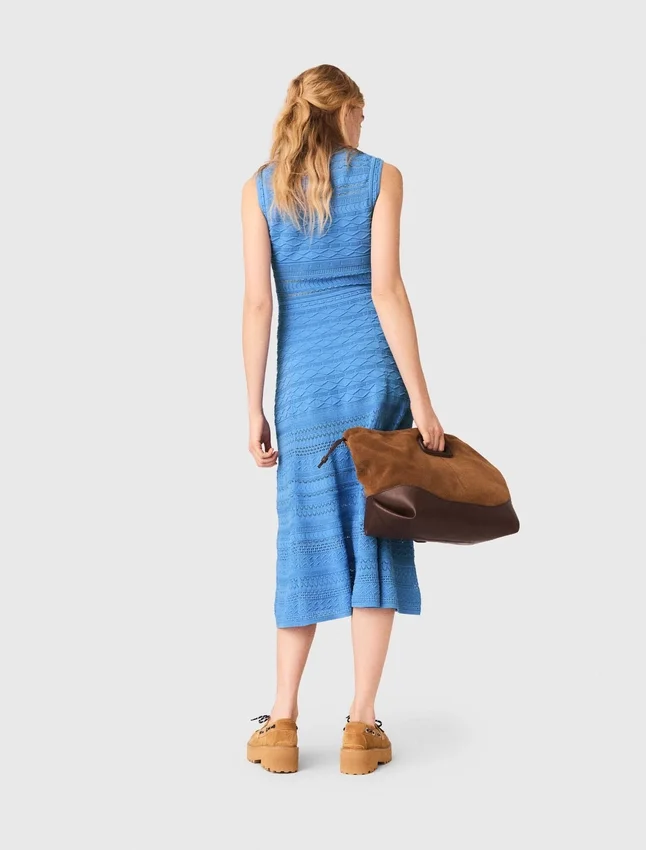 Pointelle knit maxi dress Pointelle knit maxi dress