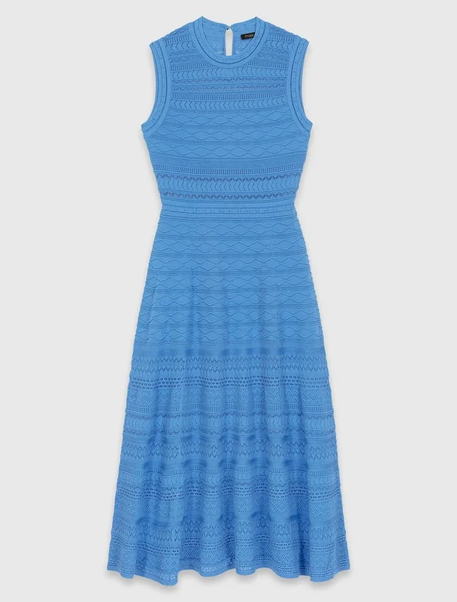 Pointelle knit maxi dress Pointelle knit maxi dress