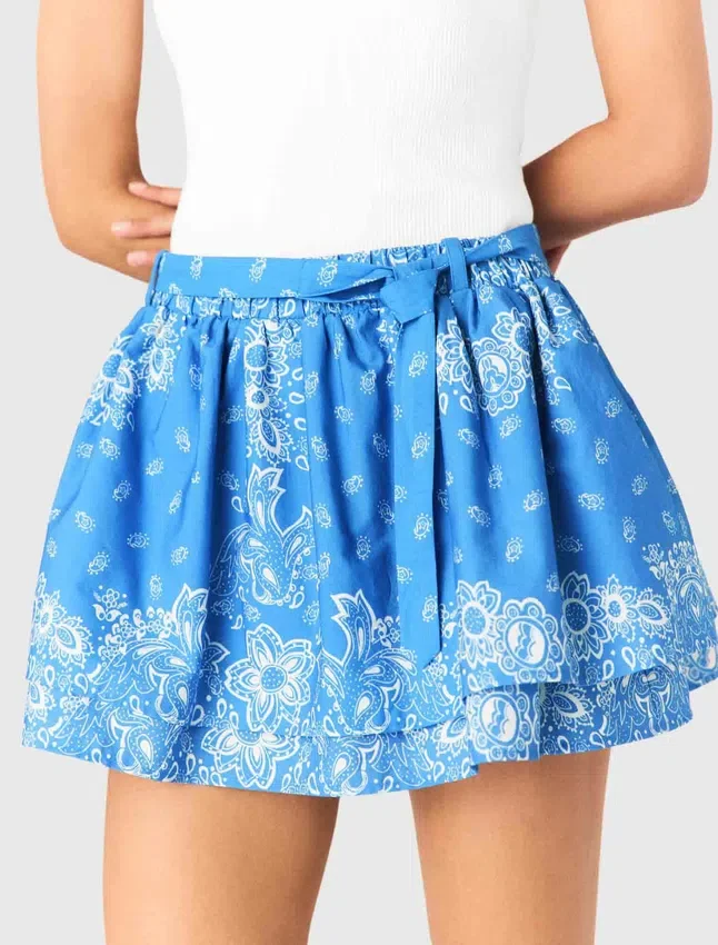 Printed ruffled skirt Printed ruffled skirt