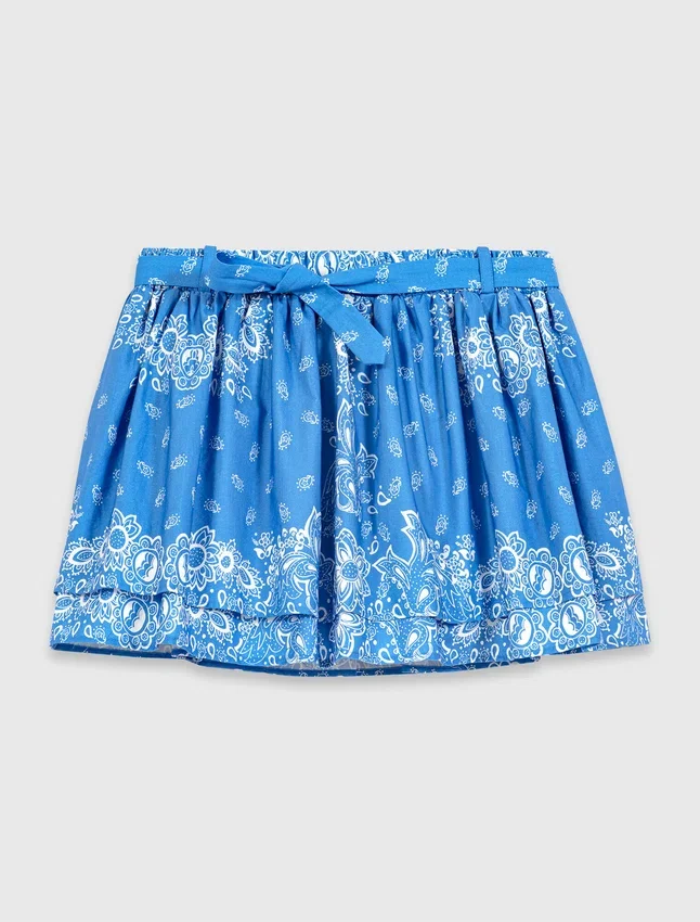 Printed ruffled skirt Printed ruffled skirt