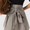 Printed two-tone dress