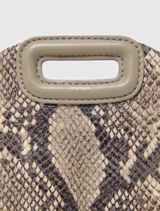 Python-embossed Miss M mini bag Python-embossed Miss M mini bag