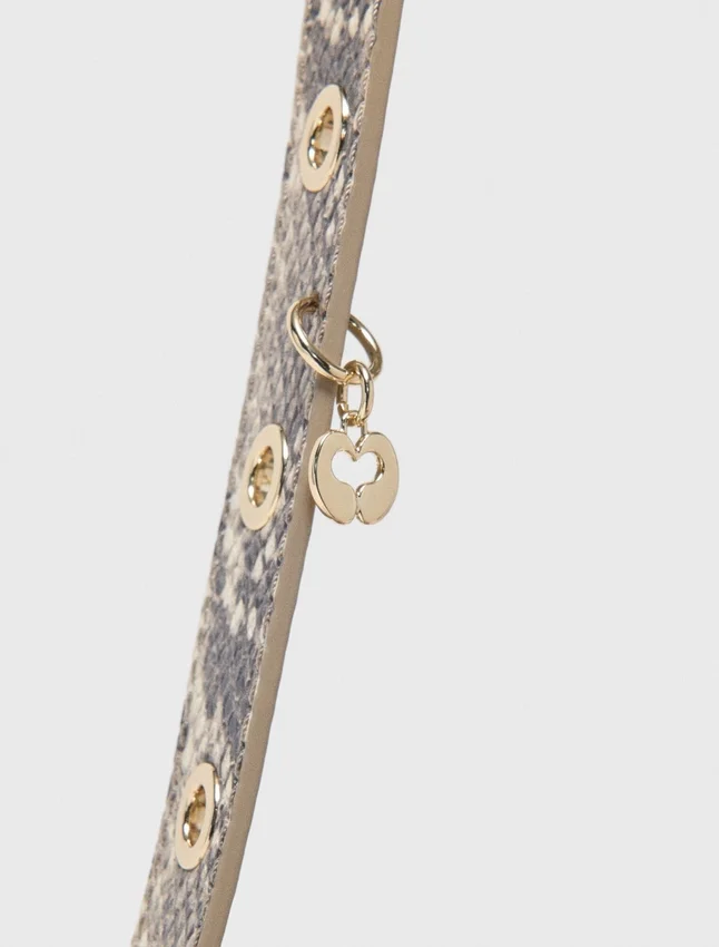 Python-embossed Miss M mini bag Python-embossed Miss M mini bag