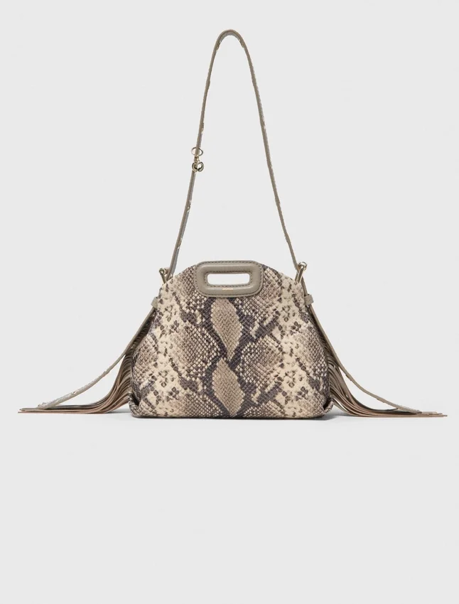 Python-embossed Miss M mini bag Python-embossed Miss M mini bag