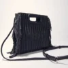 Quilted leather M bag