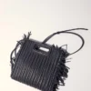 Quilted leather M bag