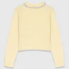 Removable jewel collar sweater