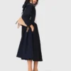 Removable rhinestone-hood trench