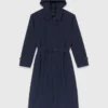 Removable rhinestone-hood trench