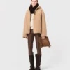 Reversible coat with hood