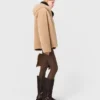 Reversible coat with hood
