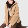 Reversible coat with hood