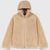 Reversible coat with hood
