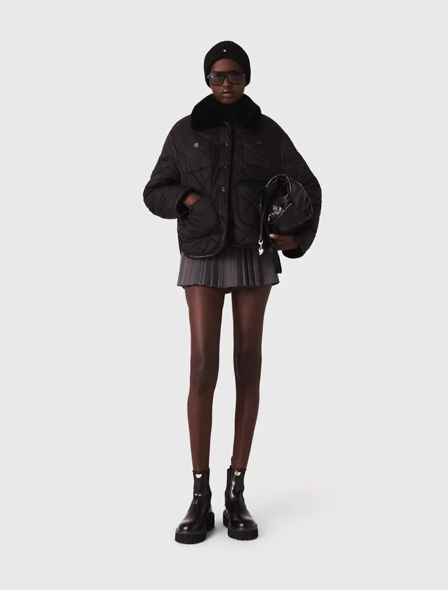 Reversible sequin puffer jacket Reversible sequin puffer jacket