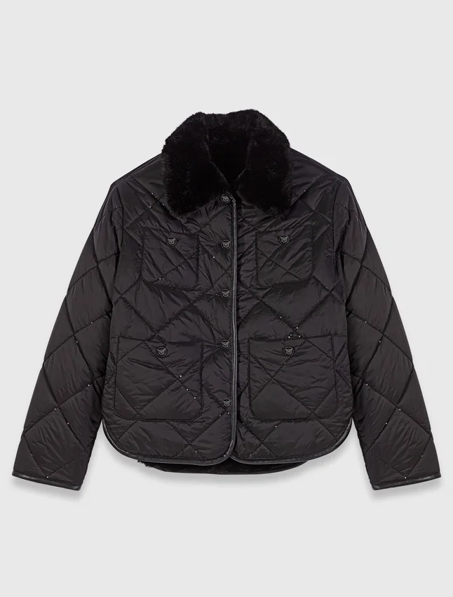 Reversible sequin puffer jacket Reversible sequin puffer jacket