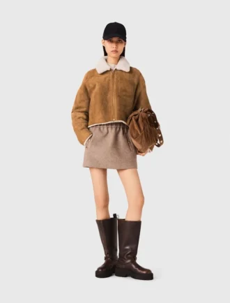 Reversible shearling coat Reversible shearling coat