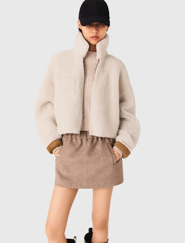Reversible shearling coat Reversible shearling coat
