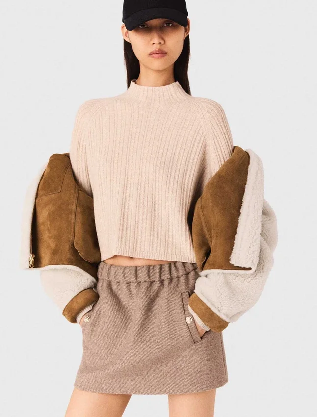 Reversible shearling coat Reversible shearling coat
