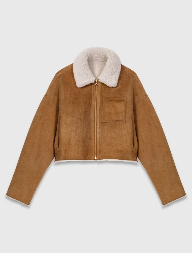 Reversible shearling coat Reversible shearling coat