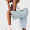 Rhinestone Bermuda shorts