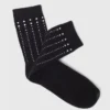 Rhinestone cotton socks