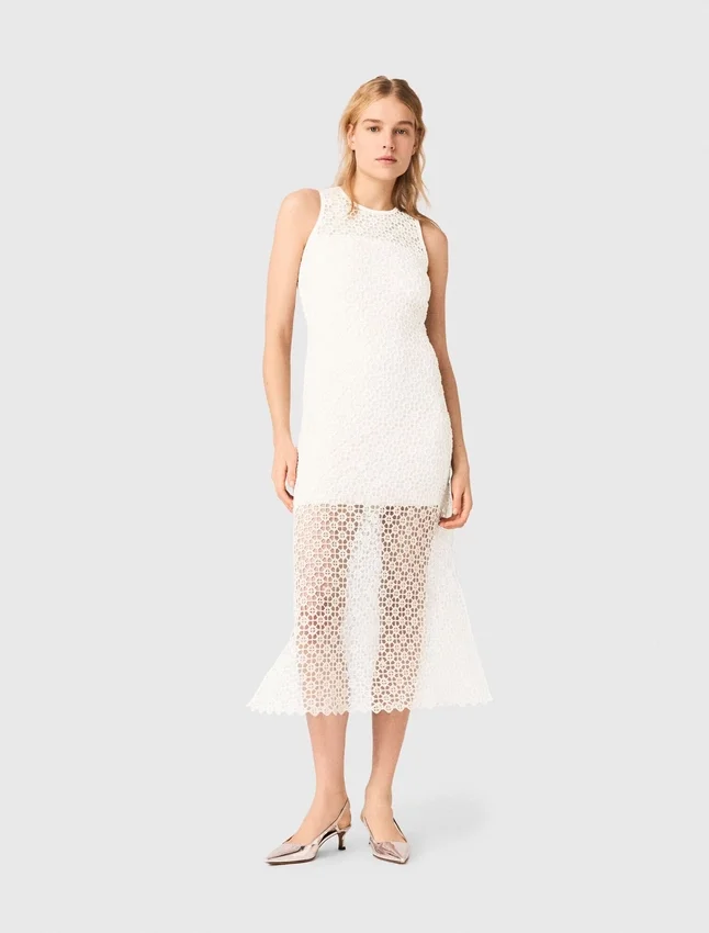 Rhinestone crochet maxi dress Rhinestone crochet maxi dress