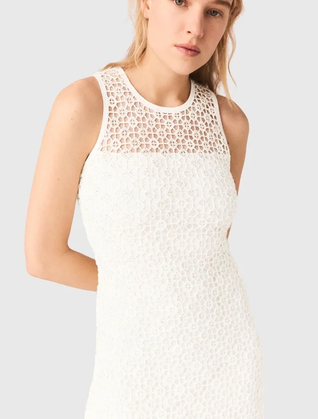 Rhinestone crochet maxi dress Rhinestone crochet maxi dress