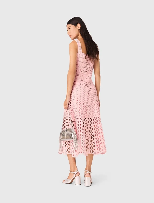 Rhinestone crochet midi dress Rhinestone crochet midi dress