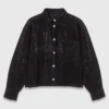 Rhinestone denim shirt