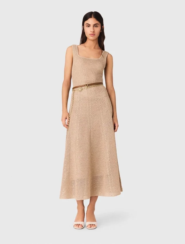 Rhinestone knit maxi dress Rhinestone knit maxi dress