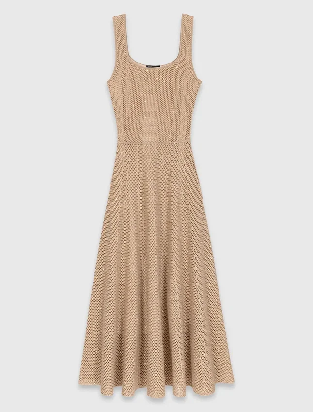 Rhinestone knit maxi dress Rhinestone knit maxi dress