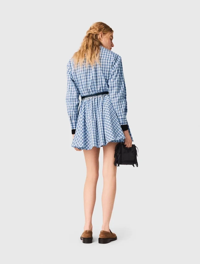 Rhinestone Shirt Dress Rhinestone Shirt Dress
