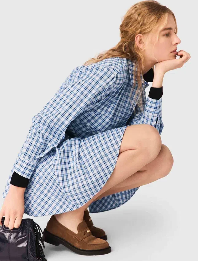 Rhinestone Shirt Dress Rhinestone Shirt Dress