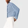 Rhinestone shirt with removable tie